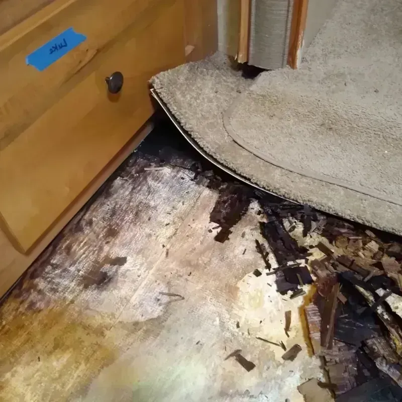 Wood Floor Water Damage in Maricopa County, AZ